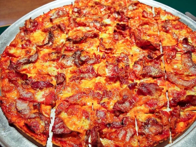 bacon pizza