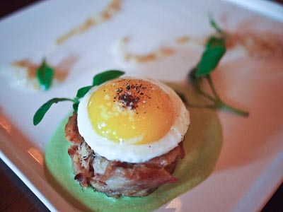 usagi yaki - rabbit torchon with quail egg